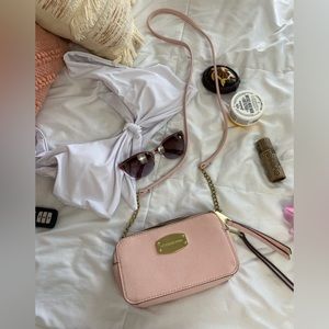 Liz Claiborne Dusty Rose Crossbody Bag